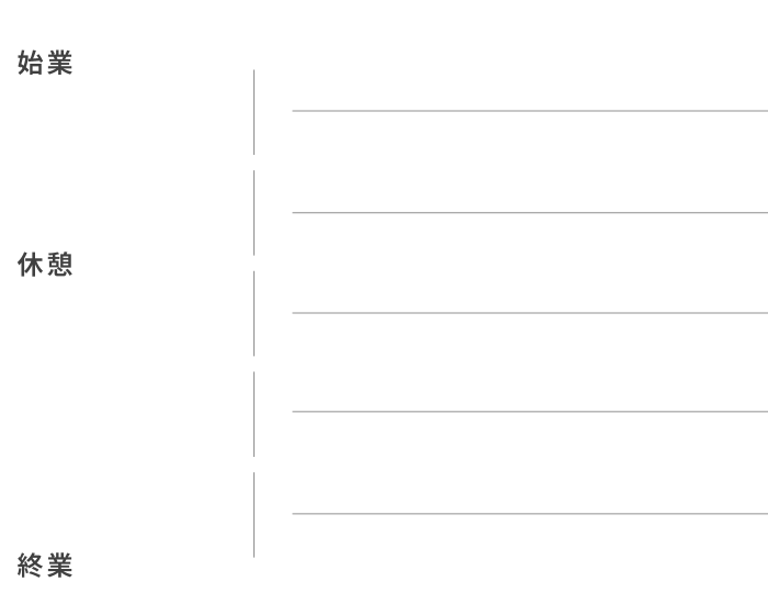 現場監督 1日の流れ