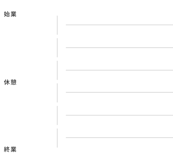 設計部 1日の流れ